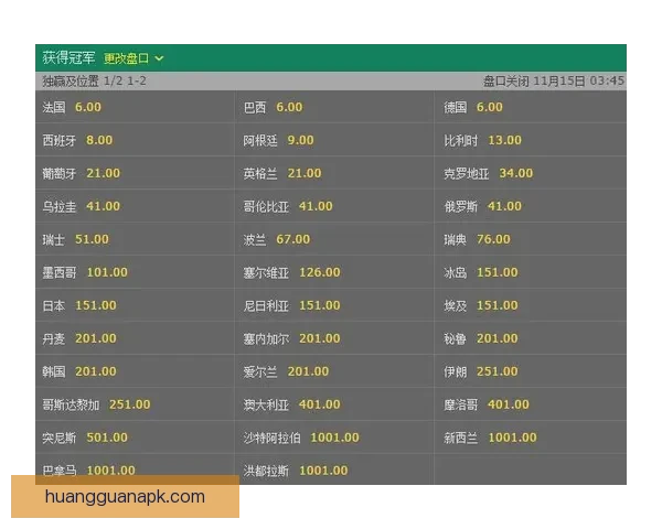 世界杯竞猜赔率分析与预测 新手如何精准把握投注机会